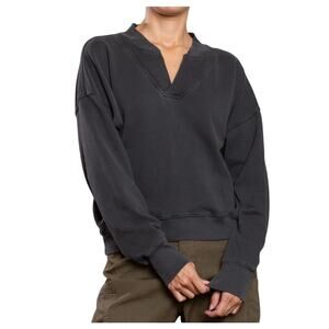 Pharaoh Collection Roman Sweatshirt French Terry Vintage Black Size 0/XS NWT